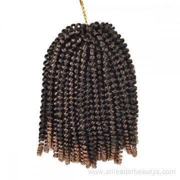 Black Soft Bounce Spring Twist Hair For Braids